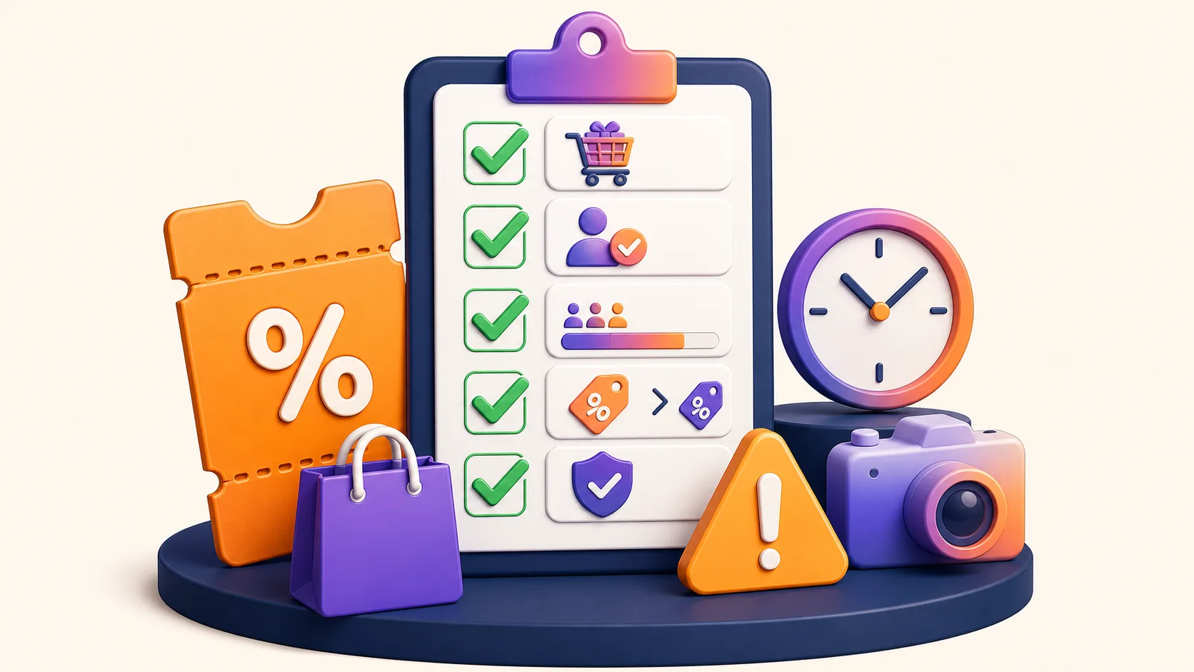 Checklist kiểm tra điều kiện voucher Instagram Shopee