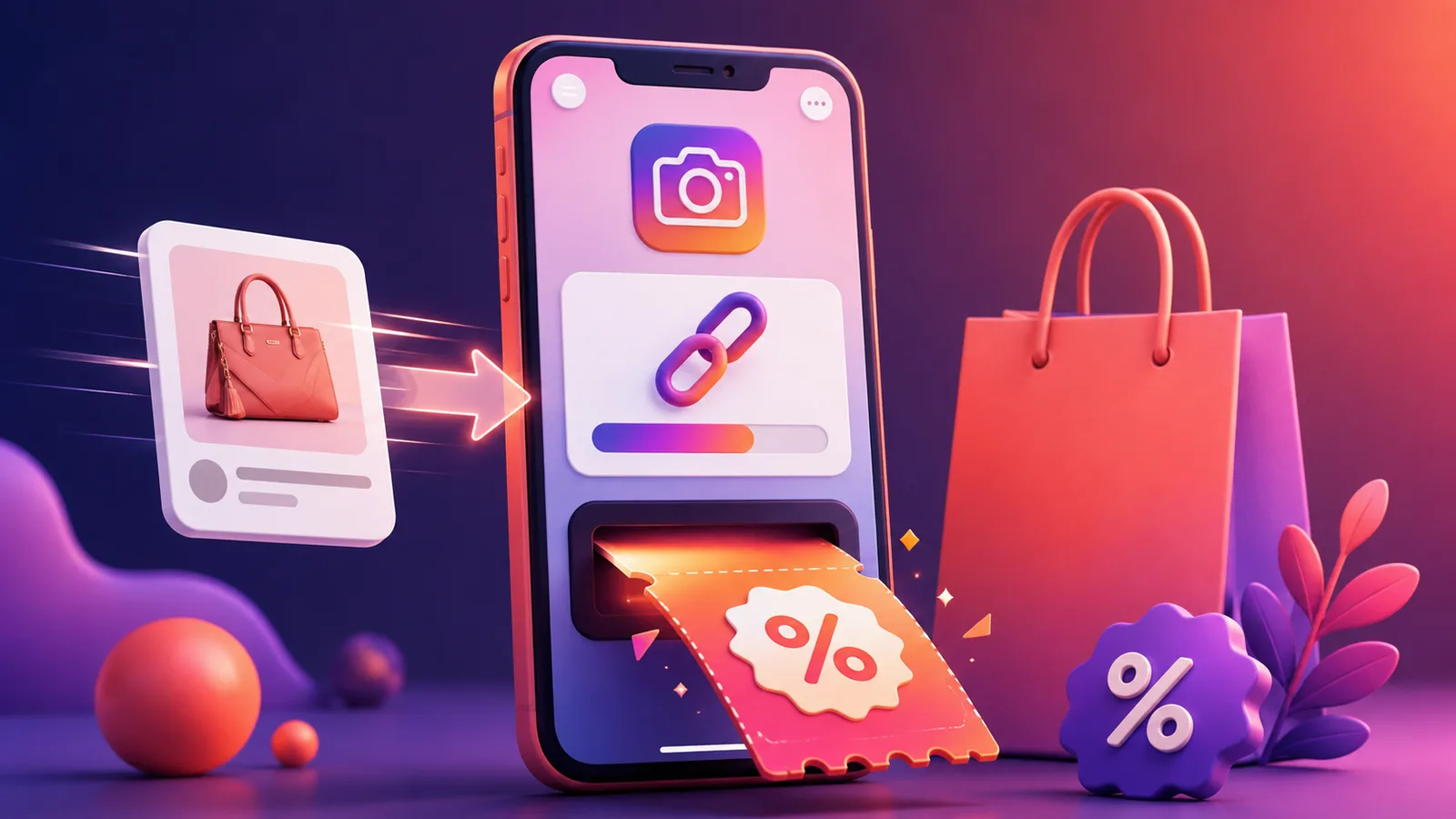 Dán link sản phẩm vào sansale.org để tìm nguồn voucher Instagram